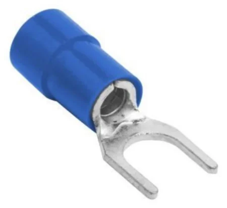 Paquete C/25 Piezas Terminal Tipo Horquilla Epcom Powerline Rb1157-100 ( Espada ) Aislada/16-14Awg/Azul/
