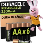 Baterias Recargables D-Bugg Hr6-2/Nimh Aa/2 1.2V/2500Mah