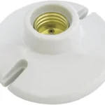 Portalampara Redondo Surtek 136664 De Porcelana/Para Techo 4"/127V