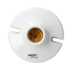 Portalampara Redondo Surtek 136664 De Porcelana/Para Techo 4"/127V