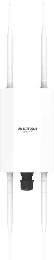 Access Point Altai Technologies Cx600 1.2Gbps/WiFi 6/Ptmp Para Exterior/250M De Cobertura/Doble Banda Simultanea/574Mbps/5Ghz/256 Usuarios Por Banda/Administracion En Nube Gratis Con Insights
