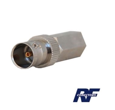 Conector Bnc Hembra (40.20 Mm.) (Rfb1722) Roscable Para Cable Coaxial Rg-59/U En 75 Ohm. RF Conectors –