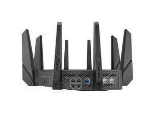 Router Inalambrico ASUS Rog Rapture Gt-Axe16000 2.4/5/6Ghz/Triple Banda/1Xusb 2.0/6Xrj-45 4804 Mbit/S Wlan/Wi-Fi 6E/8 Antenas Externas