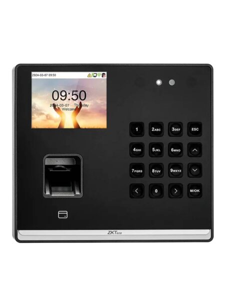 Zkteco Sensefacem2flr- Asistencia 500 Rostros / 1,000 Huellas / 1,000 Tarjetas 125 Khz / 150,000 Eventos / Bateria 4 Horas / Compatible Con Zkbio