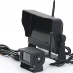 Sistema Profesional De Camara De Reversa Y Monitor Ecco K7000Bwk Para Vehiculos De Trabajo Y Montacargas