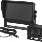 Sistema Profesional De Camara De Reversa Y Monitor Ecco K7000Bwk Para Vehiculos De Trabajo Y Montacargas