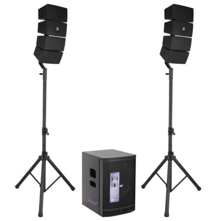 Sistema De Audio Lineal Profesional Xonorum Array 12 Stf Stf St-S68559/Bluetooth/Alambrico/Inalambrico/1.100W Rms/USB/Xlr/Negro