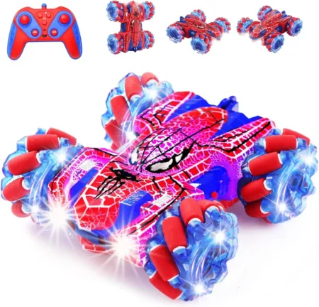Doble Control D-Bugg Leopard Car/Tipo Consola Y Brazalete/2.4Ghz 4Wd/Humo Real/Luces Y Sonido/8+ Años