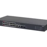 Switch Dahua Dh-Cs4220-16Gt-190 De 18 Puertos (16 PoE)/Administrable A Traves De Dolynk Care/Gigabit Ethernet 10/100/1000/40 Gbit/S/Negro