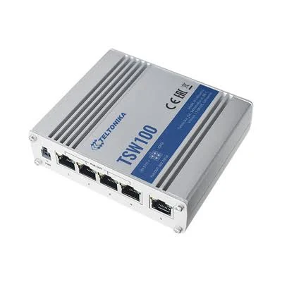 Switch Industrial Teltonika Tsw110 De 5 Puertos Gigabit/No Administrable