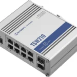 Switch Industrial Teltonika Tsw210 De 8 Puertos Gigabit/No Administrable/+ 2 Puertos Sfp/20Gbit/S/2,000 Entradas