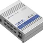 Switch Industrial Teltonika Tsw210 De 8 Puertos Gigabit/No Administrable/+ 2 Puertos Sfp/20Gbit/S/2,000 Entradas