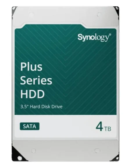 D. Duro Interno 4Tb Synology Hat3300-4T 3.5″, SATA Iii, 6Gb/S, 5400Rpm, Serie Plus Discos Duros, Especializados Para NAS (Openbox)