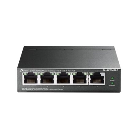 5-Port 10/100 Mbps Desktop Switch With 4-Port PoE