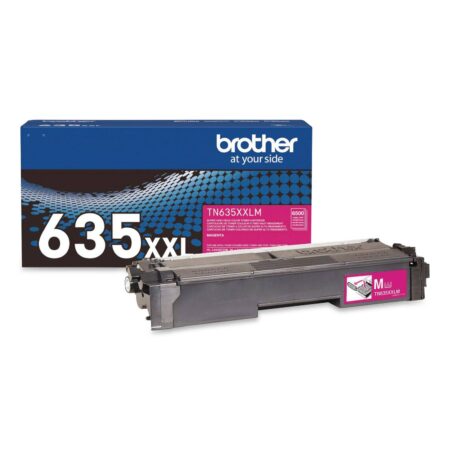 Tóner Brother Valor Tn635Xxlm Magenta – Rendimiento Aproximado 6, 500 Páginas, Compatible Solo Con Mfcl8730Cdw
