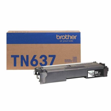 Tóner Brother Valor Tn637Bk Negro – Rendimiento Aproximado 10, 000 Páginas, Compatible Con Hll8570Cdw, Mfcl8730Cdw, Mfcl8970Cdw