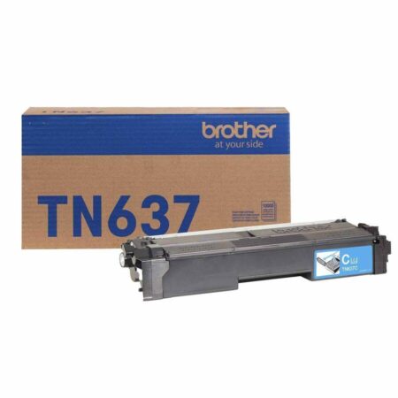 Tóner Brother Valor Tn637C Cian – Rendimiento Aproximado 10, 000 Páginas, Compatible Con Hll8570Cdw, Mfcl8730Cdw, Mfcl8970Cdw
