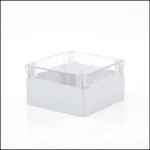 Gabinete De Plastico Txpro Txg-01-5 Para Exterior/IP65/160X160X90Mm/Cierre Por Tornillos/Tapa Transparente