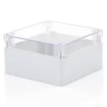 Gabinete De Plastico Txpro Txg-01-5 Para Exterior/IP65/160X160X90Mm/Cierre Por Tornillos/Tapa Transparente