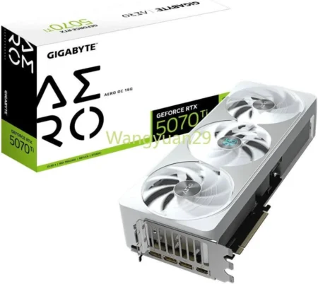 T/Video Gigabyte Geforce Rtx 5070 Aero Oc 12G Gddr7/PCI-E 5.0/HDMI/3Xdp/192-Bit/Gv-N5070Aero Oc-12Gd