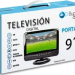 Monitor Portatil 9" D-Bugg Mt-901/HD/USB/HDMI/Recargable/Negro