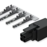 Enchufe Teltonika Pr4Mk04K De 4 Pines/Con Terminales De Contacto/Negro