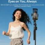 Baston Para Selfie Ulanzi Tt23 De 64"/Con Seguimiento Facial Automatico/Palo Selfie Giratorio De 360°/Aluminio/Negro