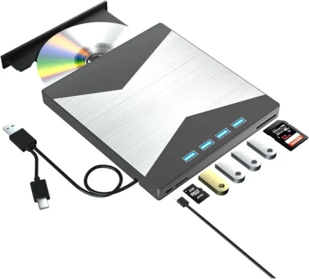 Grabador De Blu-Ray Portatil Me Diastation 6X Taa Compatible Y Con