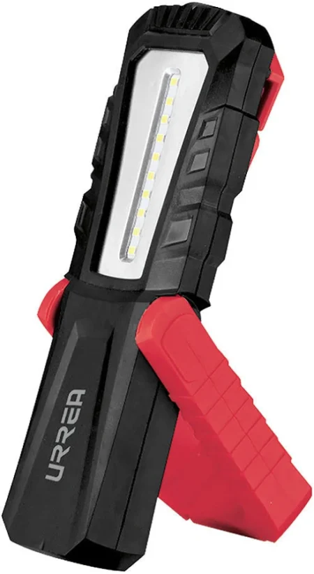 Lampara Recargable Urrea Ltu20R De Taller/240Lm/Grado Ipx4/Negro-Rojo