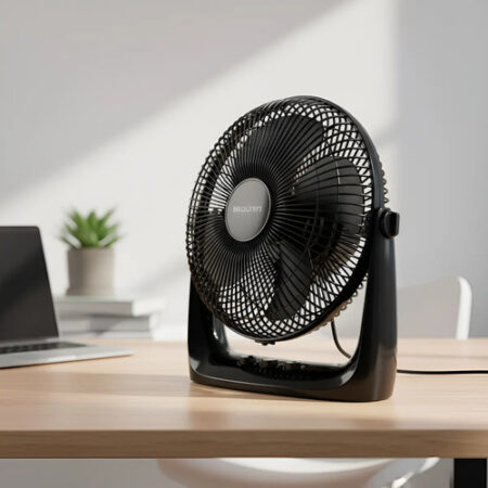 Ventilador De Mesa Y Pared Taurus Oasis 10"/6 Aspas/3 Velocidades/127v/plastico/negro