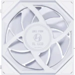 Ventilador Lian Li Uni Fan Tl120 LCD Para Gabinete/1X120Mm/Rgb/1900Rpm/Blanco/12Tllcd1W1W