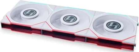 Ventilador Lian Li Uni Fan Tl120 Lcd Para Gabinete/1x120mm/rgb/1900rpm/blanco/12tllcd1w1w