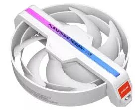 Ventilador Alseyes 12dm12-w Para Gabinete/1x120mm/argb/600-1600rpm/blanco/as.04.10.0004