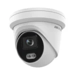 Camara Turret IP Hikvision Ds-2Cd3387G2-Lsu(C) 8Mpx/Lente 2.8 Mm/Imagen A Color 24/7/Microfono Integrado/Luz Blanca 40 Mts/IP67/Wdr 130 Db/Entrada Y Salida De Audio Y Alarma/Onvif/MicroSD