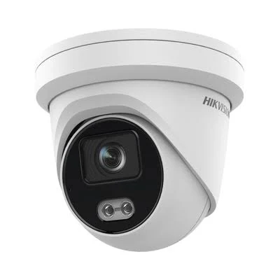 Camara Turret IP Hikvision Ds-2Cd3387G2-Lsu(C) 8Mpx/Lente 2.8 Mm/Imagen A Color 24/7/Microfono Integrado/Luz Blanca 40 Mts/IP67/Wdr 130 Db/Entrada Y Salida De Audio Y Alarma/Onvif/MicroSD