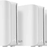 Router Inalambrico ASUS Bd5(W-3-Pk) 5000 Mbps/Doble Banda WiFi 7/2 Puertos De 2.5G/4 Antenas/Blanco