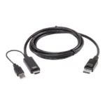 Cable Aten 2L-7D02Hdp De HDMI Macho-Displayport Macho/1.8M/4K/60Hz/Negro