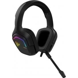 Diadema Audifonos C/Microfono Alambricos Gamdias Gd-Eros E3/Estereo/Rgb/Bluetooth/USB/3.5Mm/Negro