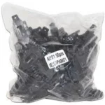 Aislador De Paso Premium Yonusa Ais01 Para Cercas Electrificadas/Bolsa Con 50 Piezas/Color Negro