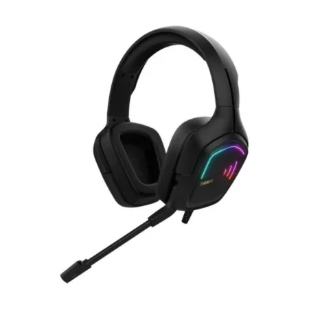 Diadema Audifonos C/Microfono Alambricos Gamdias Gd-Hebe E3/Estereo/Rgb/USB/3.5Mm/Negro