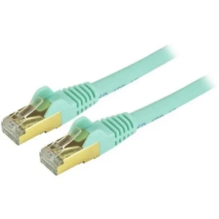 0.5 M Ethernet Cable RJ45 Cat6A Snagless Aquamarine