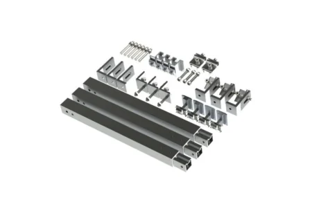 Caja De Accesorios Epcom Powerline Eplamo011X3St Para Montaje Vektor8R3M/De Aluminio Anodizado/Arreglo 1X4/Para Techo