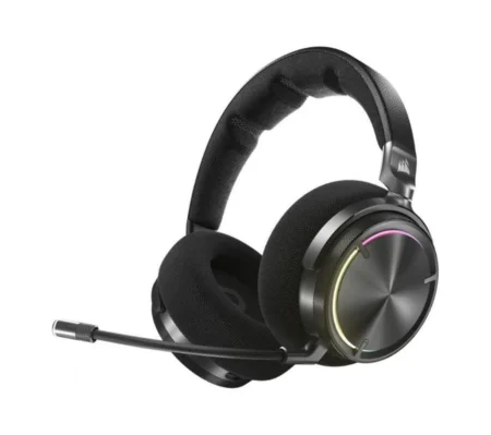 Diadema Audifonos C/Microfono Inalambricos Corsair Virtuoso Max Wireless Argb/USB/Negro/Ca-9011372-Ww