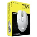 Mouse Inalambrico Gamer Corsair Scimitar Elite 33000Dpi/Bluetooth/Optico/Ambidiestro/USB-C/Blanco/Ch-9314011-Ww