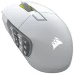 Mouse Inalambrico Gamer Corsair Scimitar Elite 33000Dpi/Bluetooth/Optico/Ambidiestro/USB-C/Blanco/Ch-9314011-Ww