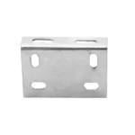 Placa Salida A Tubo, Con Acabado Electro Zinc, Mg-51-104Ez