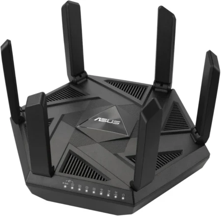 Router Inalambrico ASUS Bt6(W-3-Pk) 6 Ghz/Triple Banda WiFi 7/3 Puertos/9400 Mbps/7 Antenas/Blanco