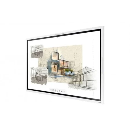 Samsung Flip Pro WM55B Pantalla Interactiva UHD 4K de 55″ – 350 nits – Tizen OS – Tactil Multi-Touch – Blanco/Gris