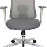 Silla De Oficina Offiho Set4Blac, Gris Oxford/Tela Con Hule Espuma Laminado/4 Piezas