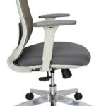 Silla De Oficina Offiho Set4Blac, Gris Oxford/Tela Con Hule Espuma Laminado/4 Piezas